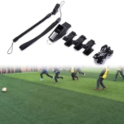 1 Pc Referee Whistle Gold / Silver Big Sound Whistle Seedless Plastic Whistle Professional Soccer Basketball Whistle