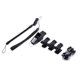 1 Pc Referee Whistle Gold / Silver Big Sound Whistle Seedless Plastic Whistle Professional Soccer Basketball Whistle