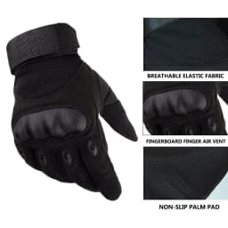 Outdoor Hardshell Black Hawk Tactical Sports Gloves Male Cross Border Protection Male Five Finger Hardshell Training
