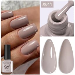 LILYCUTE 5ML Champagne Gold Reflective Glitter Liner Gel Nail Polish Bright Sparkling French Semi Permanent Nail Painting UV Gel