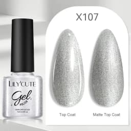 LILYCUTE 5ML Champagne Gold Reflective Glitter Liner Gel Nail Polish Bright Sparkling French Semi Permanent Nail Painting UV Gel