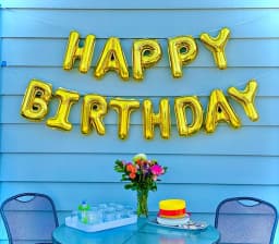 16inch Happy Birthday Decoration Balloons Pink Blue Letter Foil Ballons Set Birthday Party Decor Air Globos Balony Anniversaire