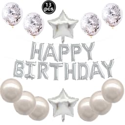16inch Happy Birthday Decoration Balloons Pink Blue Letter Foil Ballons Set Birthday Party Decor Air Globos Balony Anniversaire
