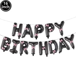 16inch Happy Birthday Decoration Balloons Pink Blue Letter Foil Ballons Set Birthday Party Decor Air Globos Balony Anniversaire