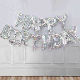 16inch Happy Birthday Decoration Balloons Pink Blue Letter Foil Ballons Set Birthday Party Decor Air Globos Balony Anniversaire