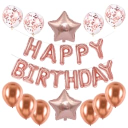 16inch Happy Birthday Decoration Balloons Pink Blue Letter Foil Ballons Set Birthday Party Decor Air Globos Balony Anniversaire