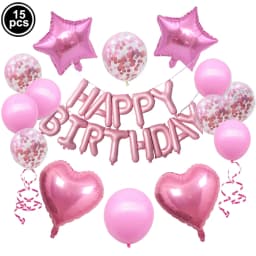16inch Happy Birthday Decoration Balloons Pink Blue Letter Foil Ballons Set Birthday Party Decor Air Globos Balony Anniversaire
