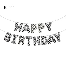 16inch Happy Birthday Decoration Balloons Pink Blue Letter Foil Ballons Set Birthday Party Decor Air Globos Balony Anniversaire