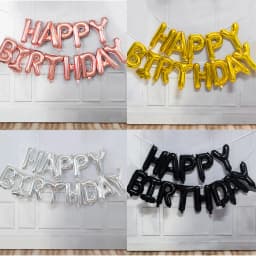 16inch Happy Birthday Decoration Balloons Pink Blue Letter Foil Ballons Set Birthday Party Decor Air Globos Balony Anniversaire