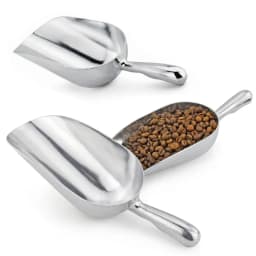 1080ML Multi-function Premium Ice Scoop Aluminum Alloy Ergonomic Handle Food Scoop Grain Shovel Bar Tool