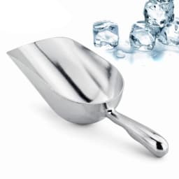 1080ML Multi-function Premium Ice Scoop Aluminum Alloy Ergonomic Handle Food Scoop Grain Shovel Bar Tool
