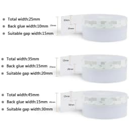 5M/10M Door Bottom Seal Strip Weather Window Rubber Seal Weatherstrip Windproof Dust Self Adhesive Door Windshield Sealing Tape