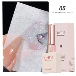 1Box Metallic Gel Gold Mirror Effect Gel Nail Polish French Nail Art Line/Flower Painting Gel Glitter UV Gel Nail Soak Off #8YQW