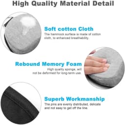 Hammock with Stand for Neck Traction Massager Hamac Cervicales to Reduce Neck Pain Relief Relaxation with Free Eye Mask