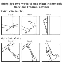 Hammock with Stand for Neck Traction Massager Hamac Cervicales to Reduce Neck Pain Relief Relaxation with Free Eye Mask