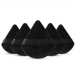 5 pcs new triangular sponge puffs with a soft skin friendly and delicate makeup feel suitable for home or travel use