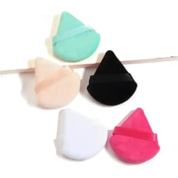 5 pcs new triangular sponge puffs with a soft skin friendly and delicate makeup feel suitable for home or travel use