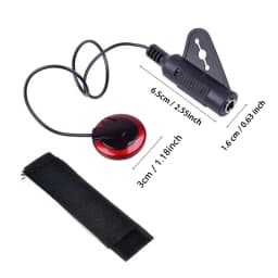 Professional-Grade Acoustic Guitar Pickup Piezo Contact Pickup for Guitar Ukulele Banjo, Kalimba, Harp -Easy to install