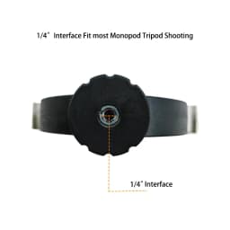 1/2pc Outdoor Camera V Joch Top Mount Lightweight Holder Attachment with 1/4' Thread for Hunting One Leg Tripod