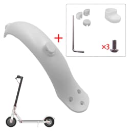 Rear Fender for Xiaomi M365/Pro/Mijia Mi 1S Electric Scooter Skateboard Short Ducktail Rear Mudguard Back Wing Taillight parts