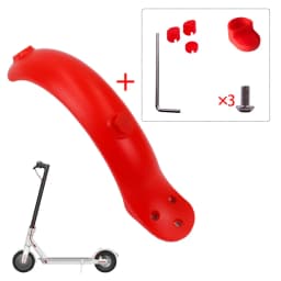 Rear Fender for Xiaomi M365/Pro/Mijia Mi 1S Electric Scooter Skateboard Short Ducktail Rear Mudguard Back Wing Taillight parts
