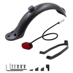 Rear Fender for Xiaomi M365/Pro/Mijia Mi 1S Electric Scooter Skateboard Short Ducktail Rear Mudguard Back Wing Taillight parts