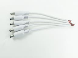 1/5/10 Pcs 5.5x2.1mm DC Male Female Power Plug Cable Wire Jack Adapter Connector for CCTV Single Color 3528 5050 LED Tape Light