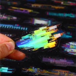20 pcs Noise space Theme PET Stickers Scrapbook Decor Sticker Label Diary stationery Junk Journal Planner Materials
