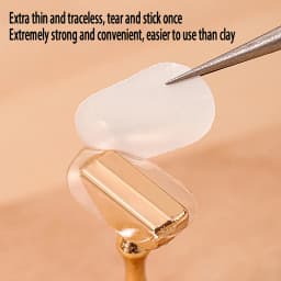 100Pcs Traceless Transparent Nail Double-side Adhesive Tape For False Nails Display Stand Tools Manicure Strip