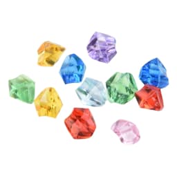 200PCS Acrylic Stones Crystal Acrylic Gem Stone Kids Mixed Color Ornaments Vase Wedding Party 6*9mm Accessories DIYJewelry Decor