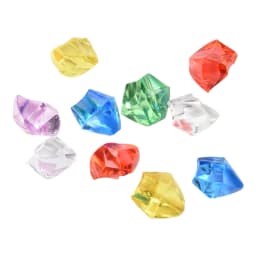 200PCS Acrylic Stones Crystal Acrylic Gem Stone Kids Mixed Color Ornaments Vase Wedding Party 6*9mm Accessories DIYJewelry Decor