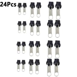 Zipper Repair Kit Universal Instant Zipper Repair Replacement Zipper Sliding Teeth Rescue Zip Fastener For 3 Different Size