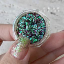 12 Colors Chameleon Glitter Flakes Irregular Untra-Thin Chameleon Yuki Glitter Sequins Mirror Effect Manicure Chameleon Sequins