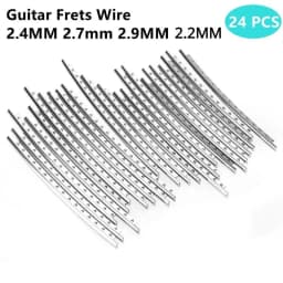 24pcs Guitar Frets Wire Fingerboard Nickel Silver2.2MM 2.4MM 2.7mm 2.9MM Luthier Repair Material Guitar Accessories