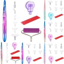 5D Matte Diamond Painting Pen Tool Point Drill Pens Roller Glue Clay Kits DIY Wheel Easy 5D Diamond Painting Cross Stitch Set