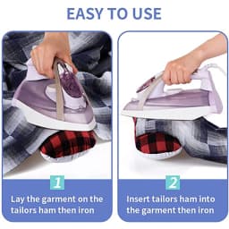 2pcs Tailor's Ham Seam Roll Set Tailors Ham Clothing Care Seam Roll Dressmaking Tool Professional Pressing Tools for Ironing