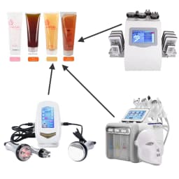 300g Ultrasonic RF Gel for 40K Cavitation Body Slimming Beauty Machine Radio Frequency Conductive Gel for RF Fat Burning Device