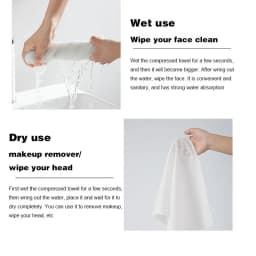 10PCS Set Compressed Towel Travel Quick-Drying Towel Trip Disposable Hotel Washable Cloth Towel Napkin Washcloth Outdoor Travel