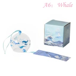 Japanese Wind Bell Japan Chimes Handmade Glass Furin Home Decors Spa Kitchen Office Decor Sakura Cherry Blossom Pattern