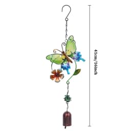 Japanese Wind Bell Japan Chimes Handmade Glass Furin Home Decors Spa Kitchen Office Decor Sakura Cherry Blossom Pattern