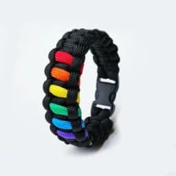 Paracord Bracelet For Men Fashion 7 Strand 4mm Tactical Parachute Cord Survival Bracelets Emergency For Outdoor Camping Hiking