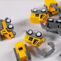 10Pcs Mini Construction Engineering Vehicle Excavator Pull Back Car Toys for Kids Birthday Party Favors Pinata Filler Treat Bag