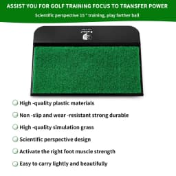 Golf Weight Shift Trainer - Simulate Your Golf Swing in a Natural Environment to Increase Stability and Strength!