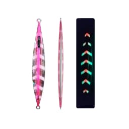 1PC Slow Pitch Jig 120g150g200g250g300g Slow Falling Sinking Metal Jigging Lure Glow Jigs Luminous Lure Pesca Fishing Angler