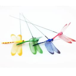 5/10/50pcs Colorful 3D Dragonfly Garden Yard Planter Dragonfly Flower Arrangement Dragonfly Outdoor Decor Flower Pots Decoration