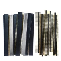5Pcs 1.27mm/2.0mm/2.54mm Pin Header 1*40P 1*50P 2*40P 2*50P Breakable Pin Header PCB JST Connector Strip For Arduino DIY Kit