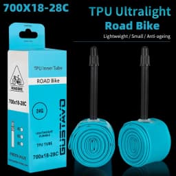 GUSTAVO Ultralight TPU Tubes Road Bike Inner Tube Valve 45MM 65MM 85MM 700X18-28C 24g