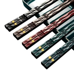 5Pairs High Quality Japanese Non-Slip Chopsticks Korean Home Hotel Restaurant Portable Healthy Food Stick For Sushi Chopsticks