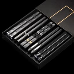 5Pairs High Quality Japanese Non-Slip Chopsticks Korean Home Hotel Restaurant Portable Healthy Food Stick For Sushi Chopsticks