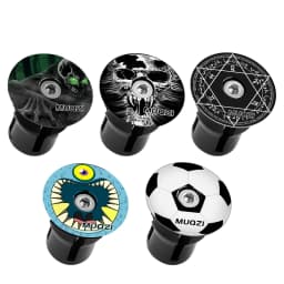 MUQZI Handlebar End Plugs MTB Road Folding Bike Handle Bar End Cap Aluminum Alloy Handlebar Grip Cover Bicycle Accessories
